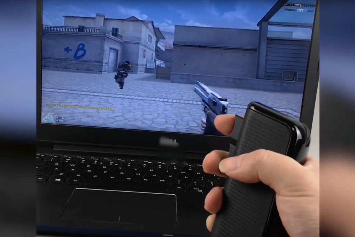 Vertical gaming mouse packs a pistol design for first-person shooter games By Michael Irving